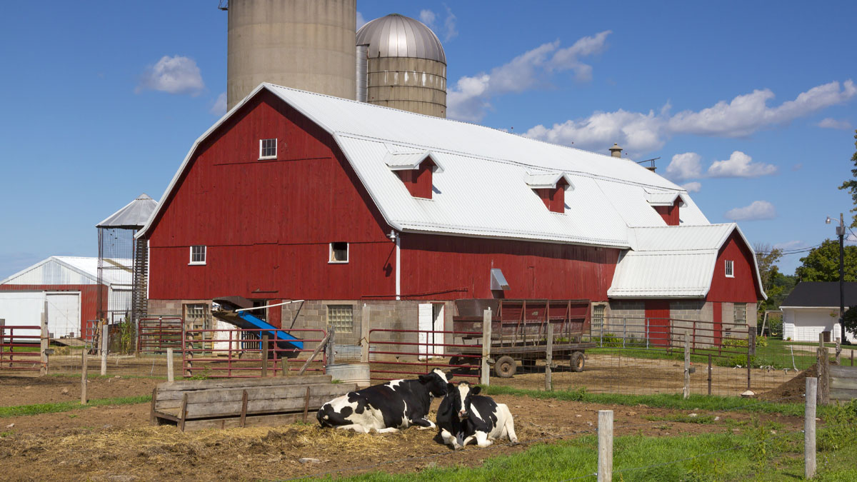 A barn in Wisconsin