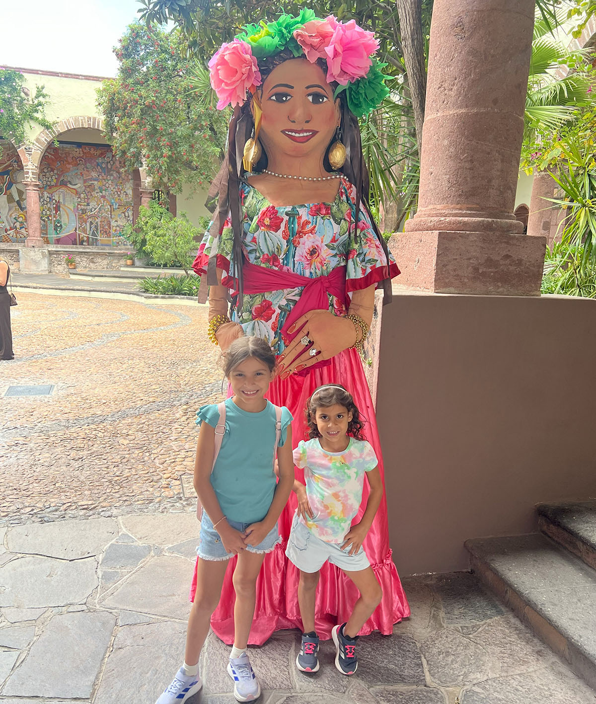 Francisco&rsquo;s daughters attended an art camp in San Miguel de Allende.