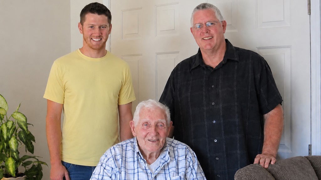 Aaron, Michael and Ray Salmons